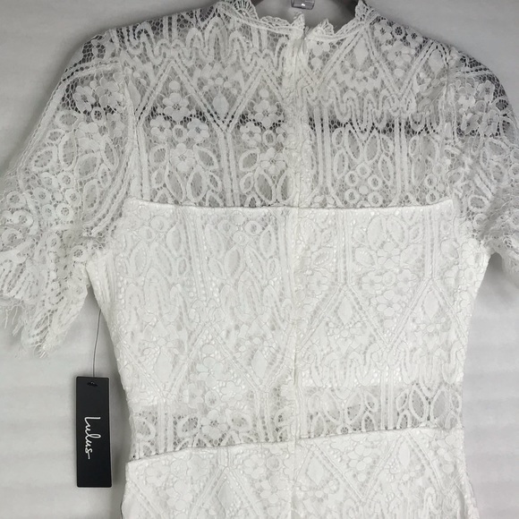 Lulu’s | Women’s White Lace Dress Size Small - Picture 11 of 14